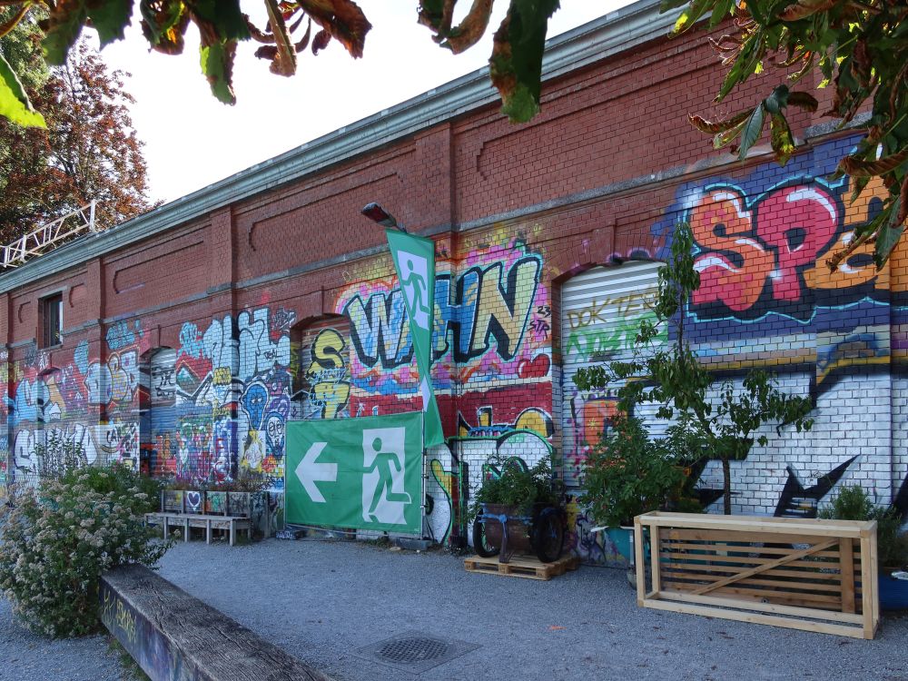 Grafitti an Rote Fabrik