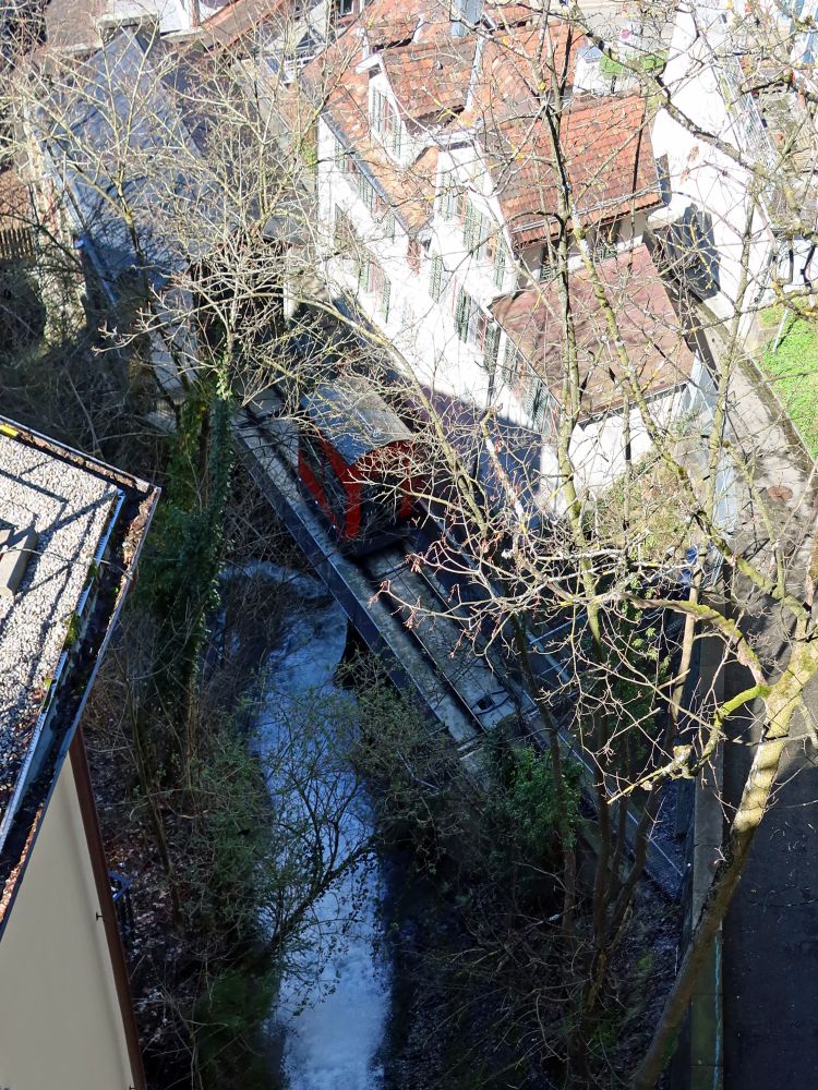 Drahtseilbahn in der Mülenenschlucht