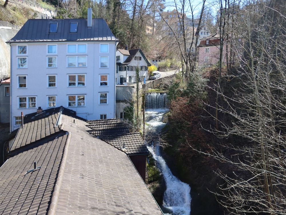 Wasserfall in der Mülenenschlucht