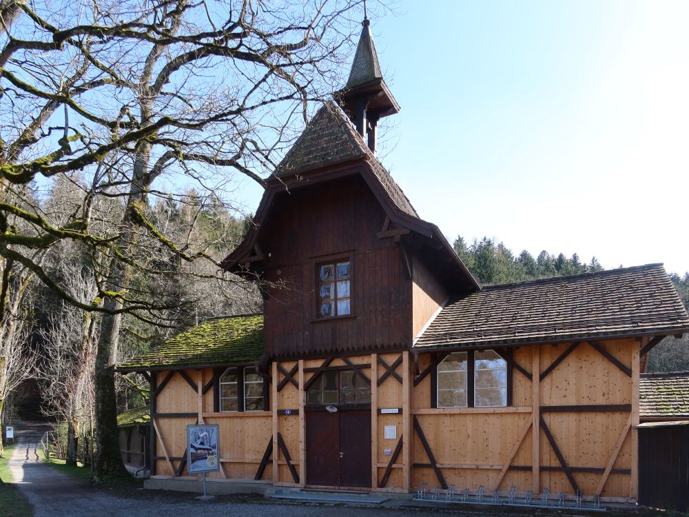 Saunagebäude am Frauenweiher