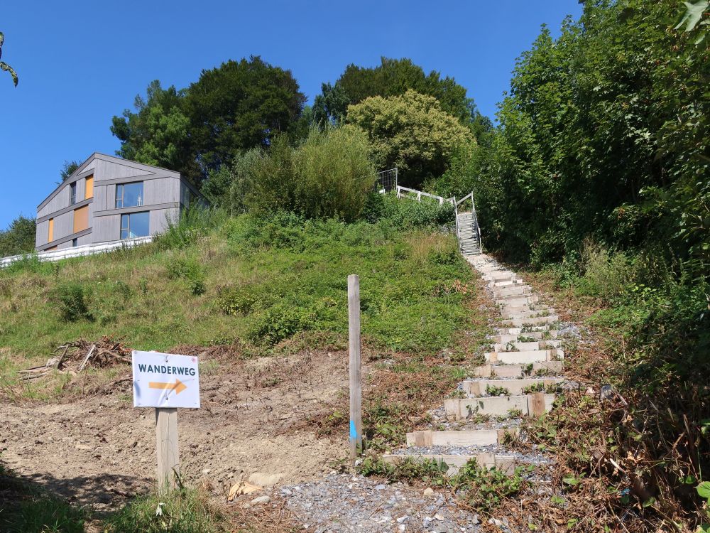 Treppe (Wanderwegumleitung)