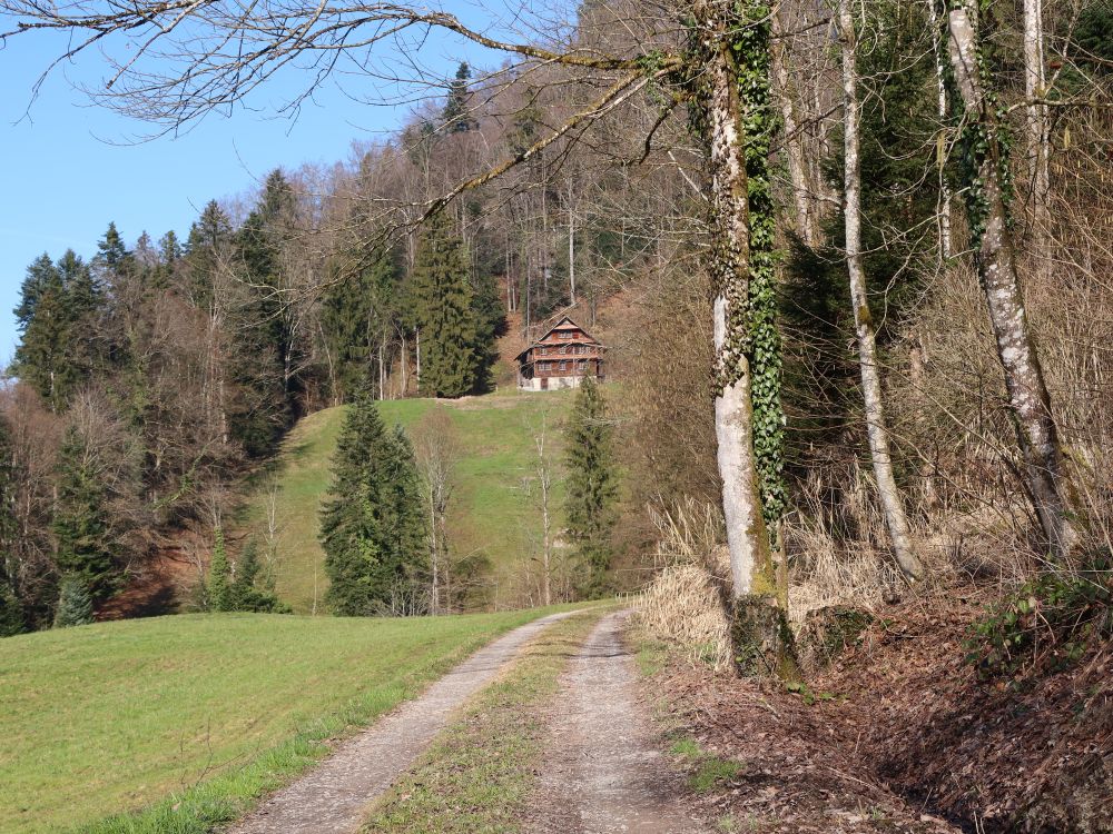 Bauernhaus oberhalb Höll