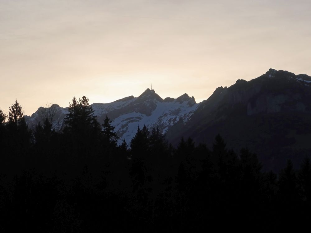 Säntis im Abendlicht