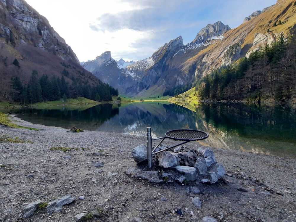 Feuerstelle am Seealpsee