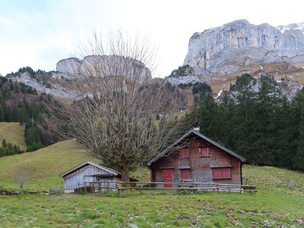 Hütte unter Bogartenlücke und Marwees