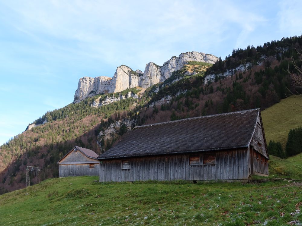 Scheune unter Alp Sigel