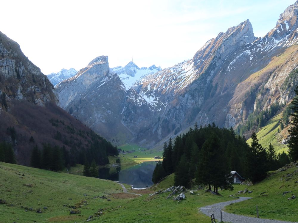 Seealpsee mit Säntis
