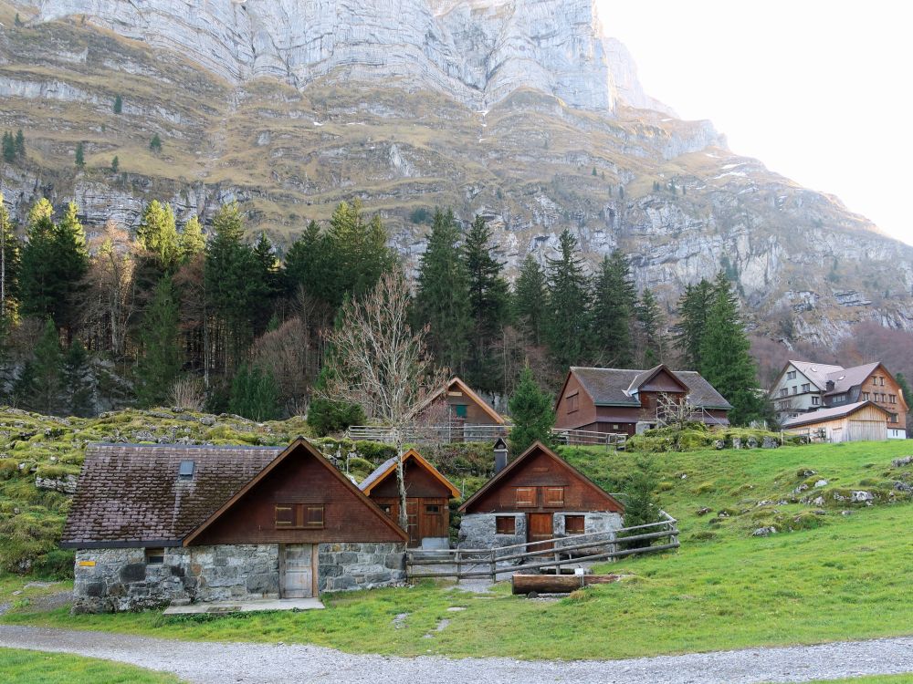 Hütten bei Reslen