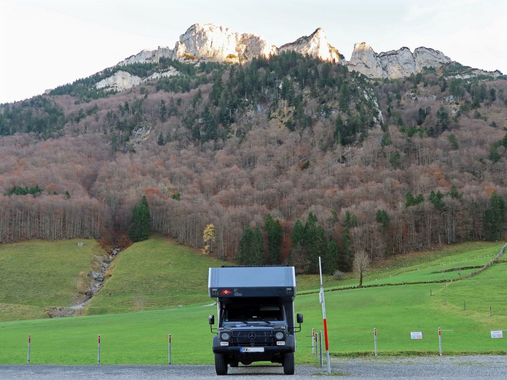 Wohnmobil unter Alp Sigel