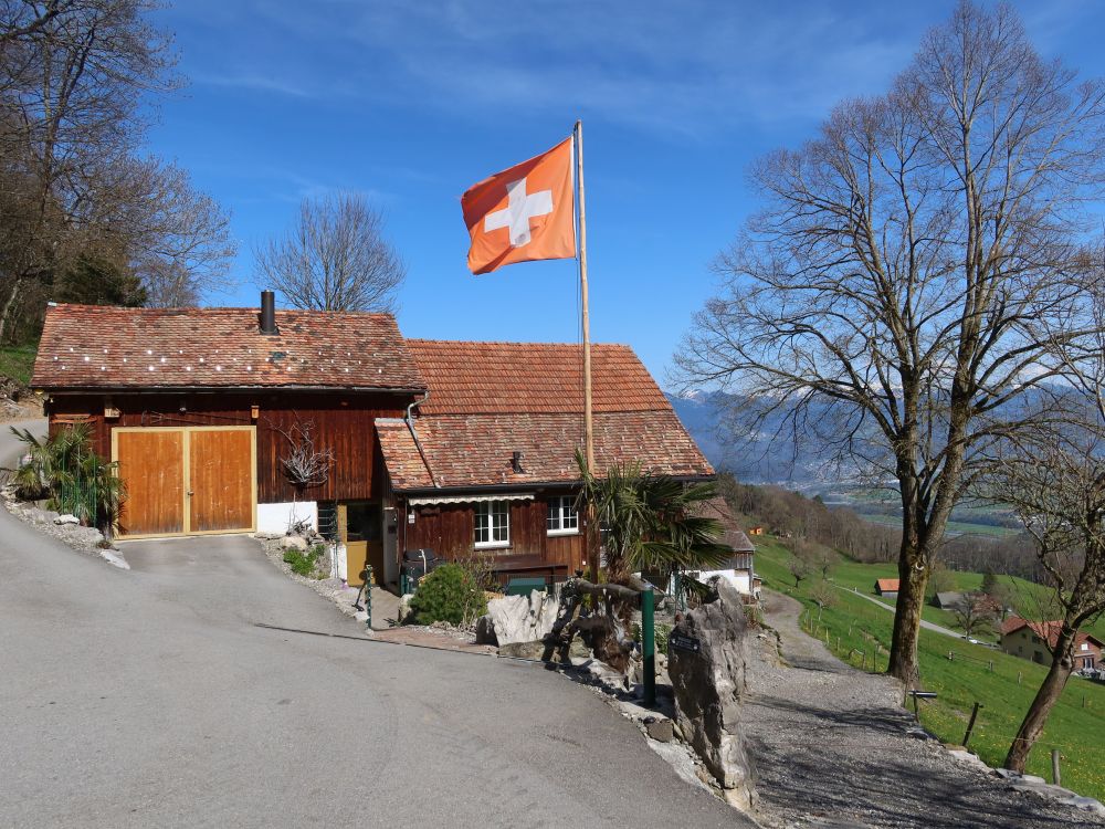 Haus oberhalb Stein