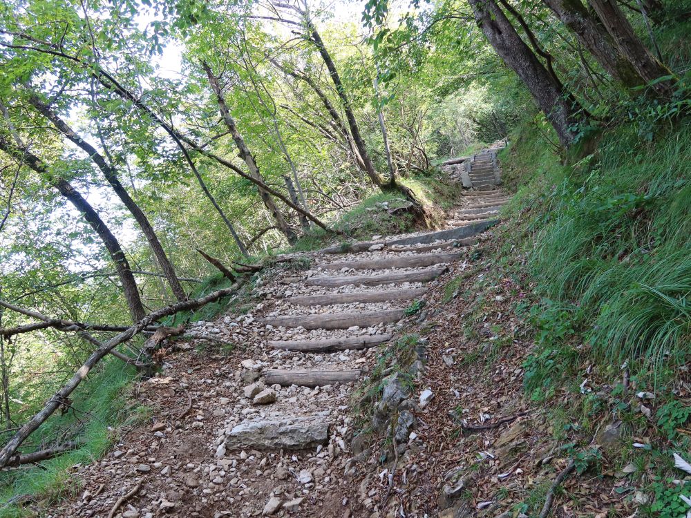 Treppe am Monte San Salvatore