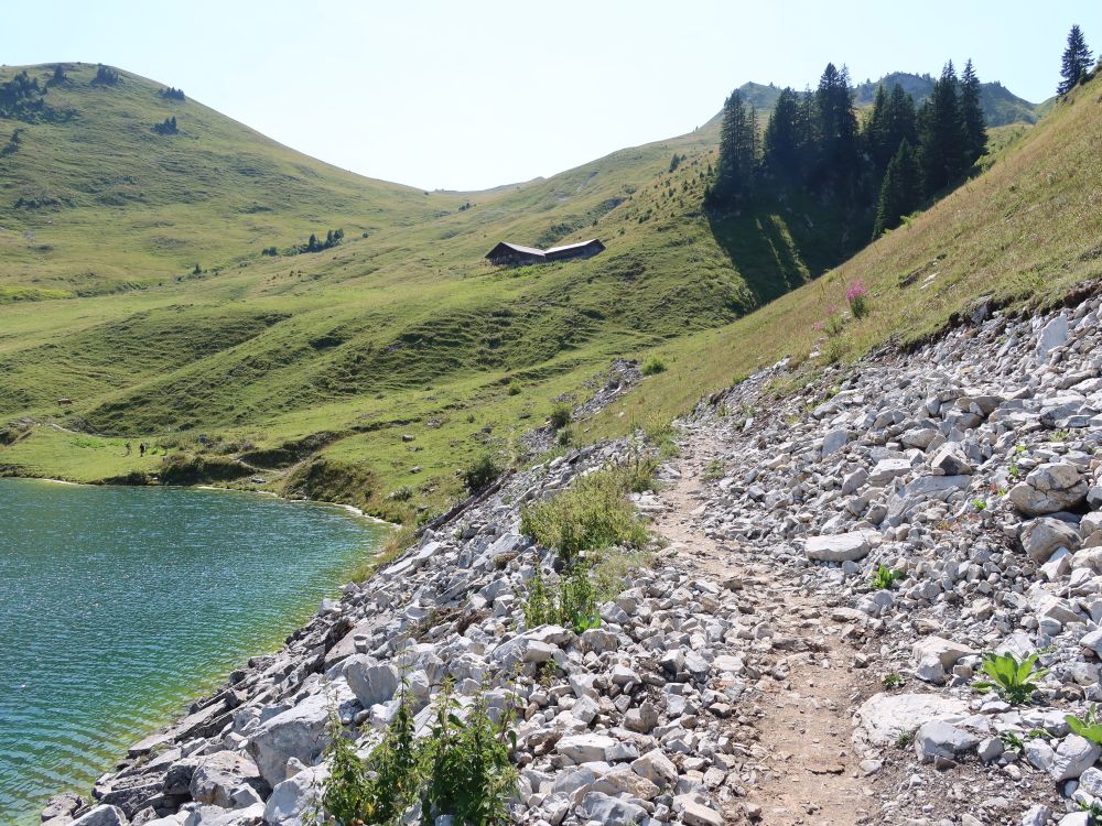 Geröllfeld am Oberstockensee
