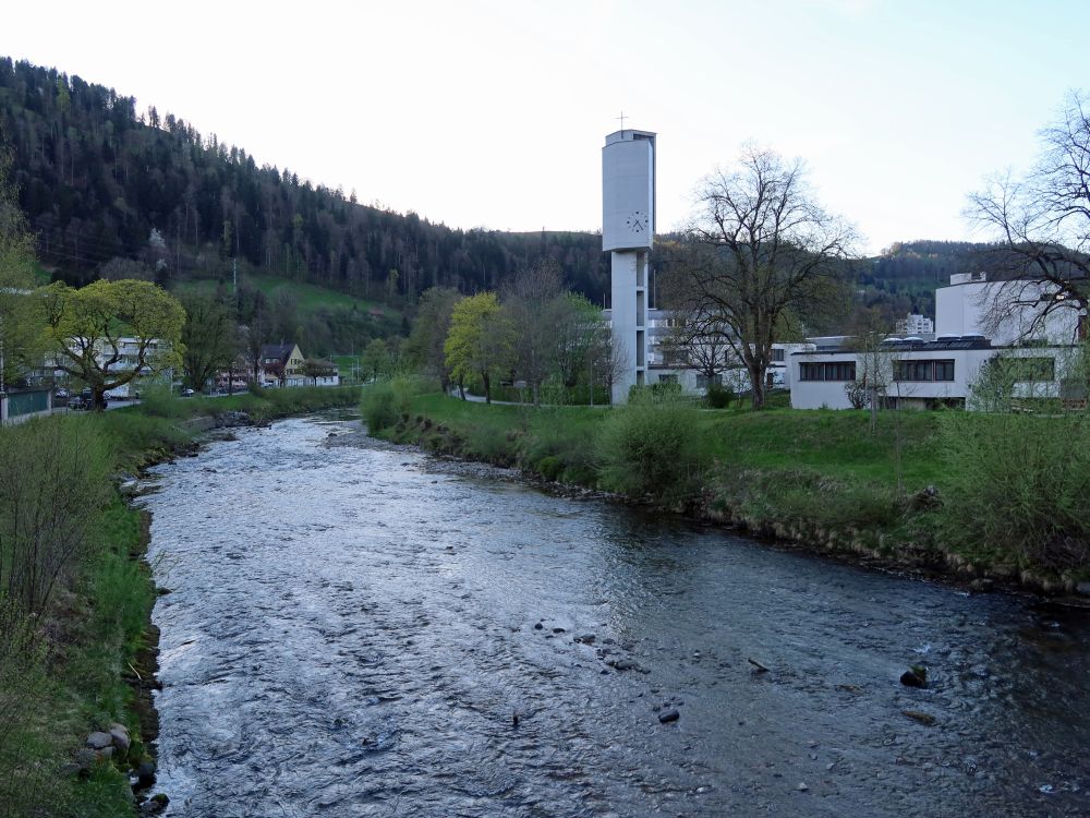 Thur und Kirche Wattwil