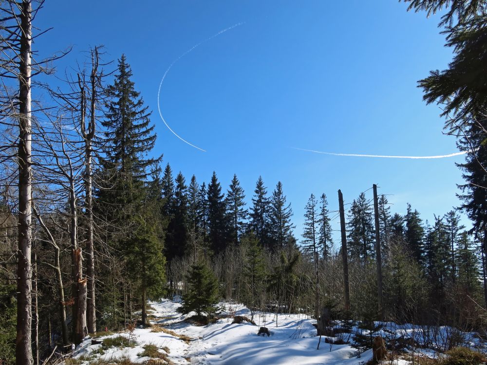 Kreisrunde Kondensstreifen