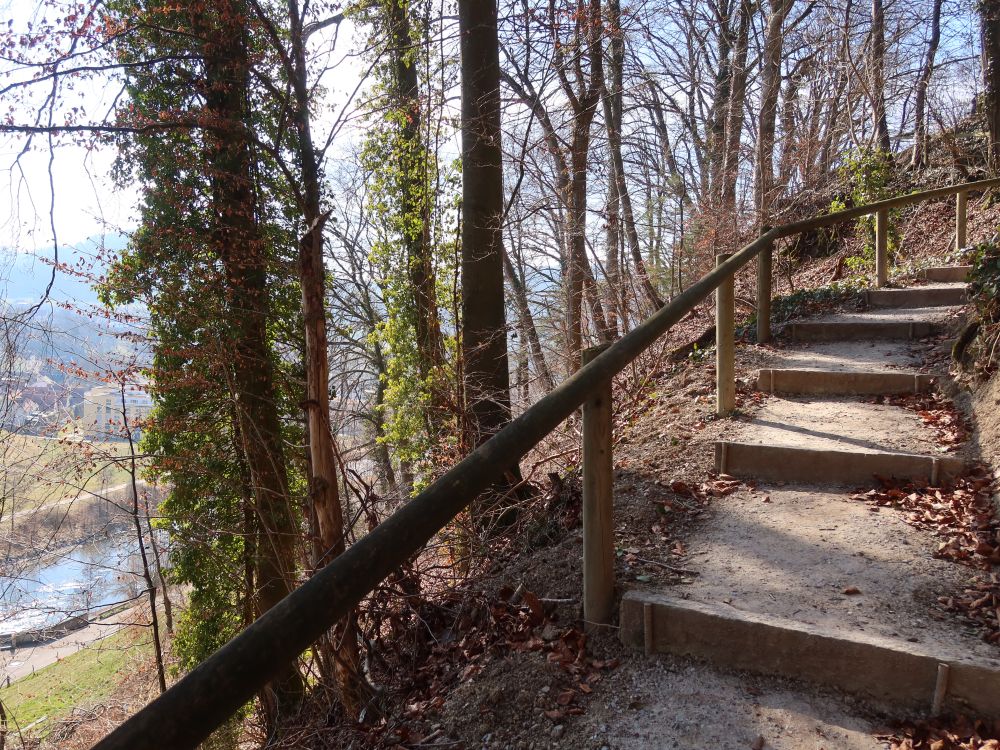 Treppe am Warthügel