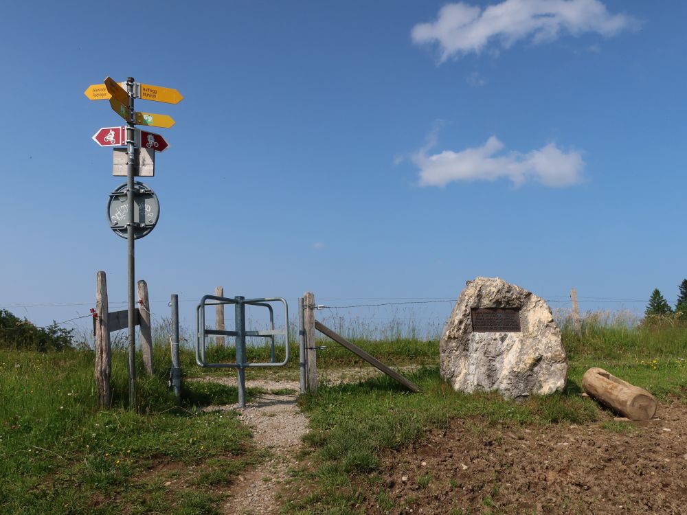 Drehkreuz und Wegweiser