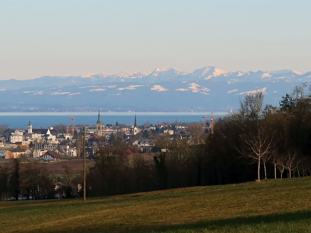 Kreuzlingen mit Alpen