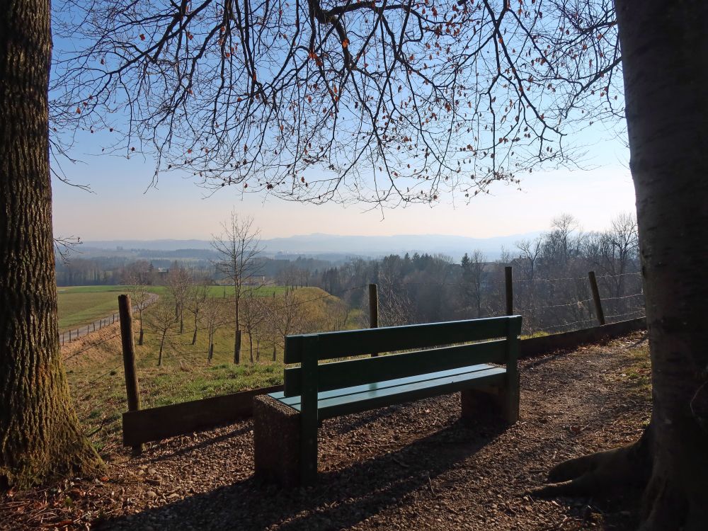 Sitzbank am Rundweg Ost bei Guntershausen