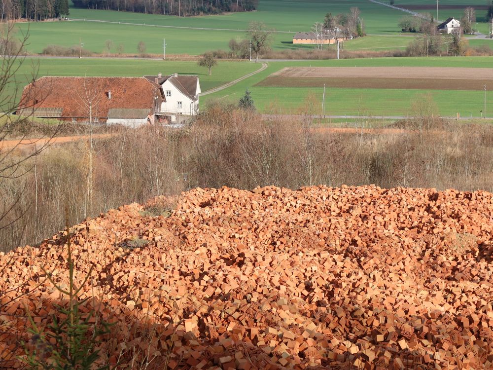 Backsteinhalde