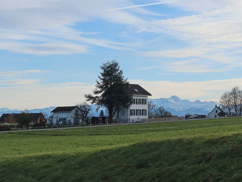 Ortseingang Berg und Säntis