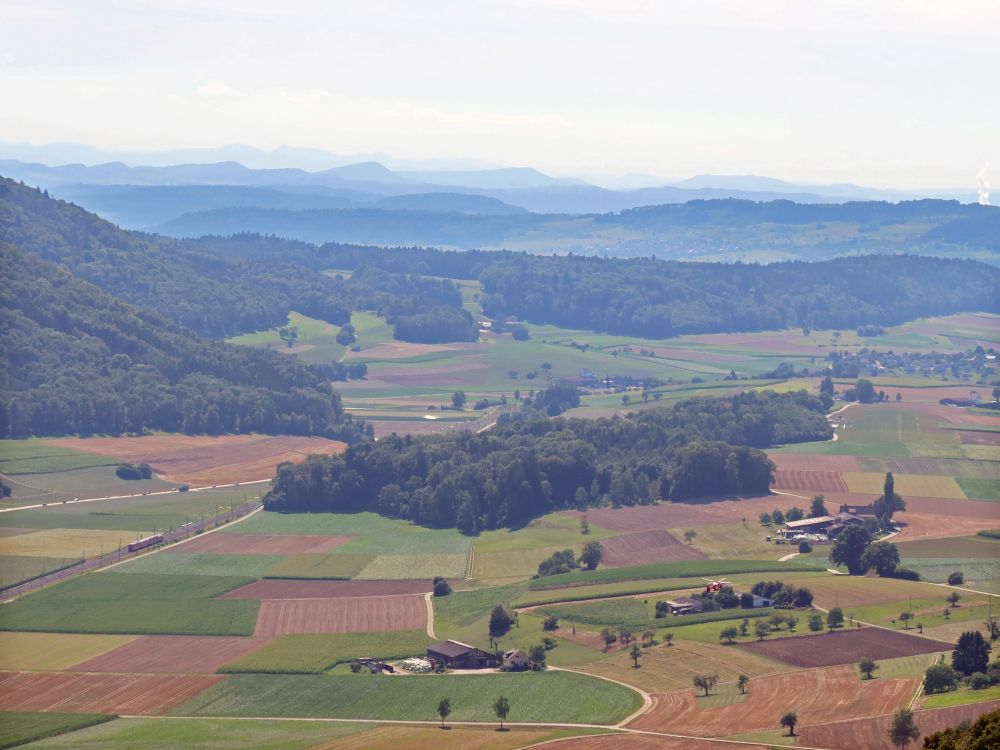 Voralpen im Dunst