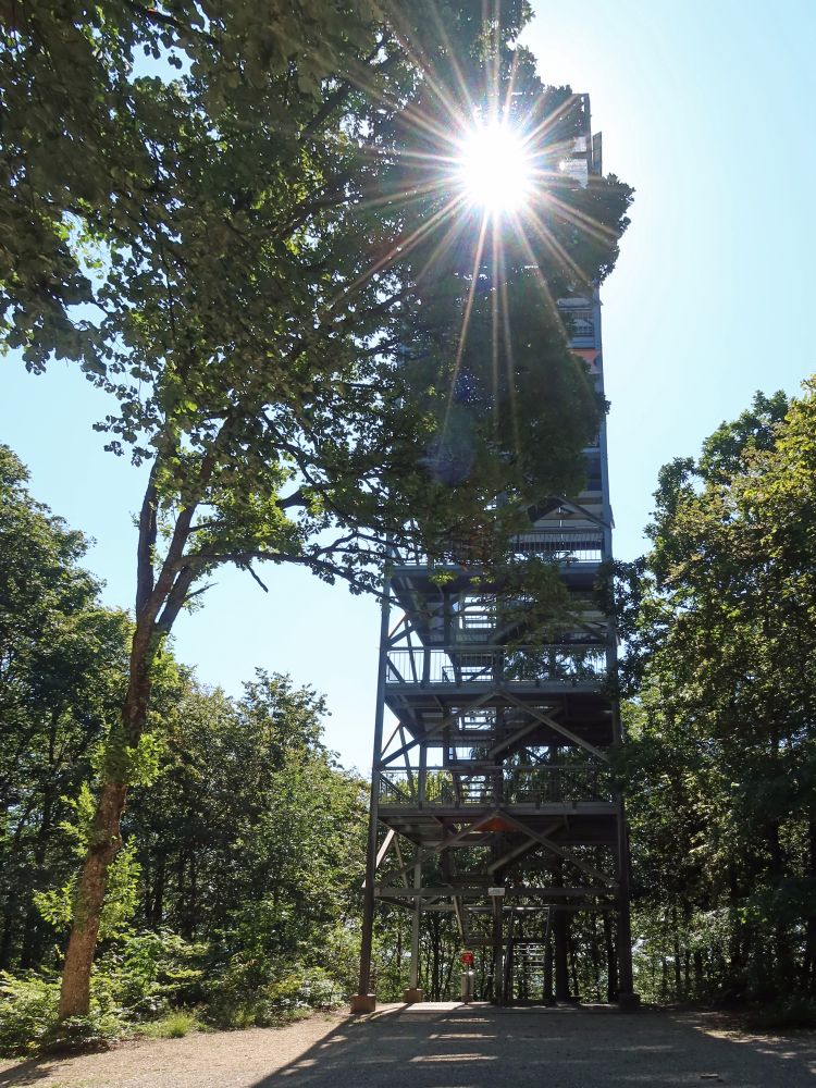 Randenturm mit Gegenlicht