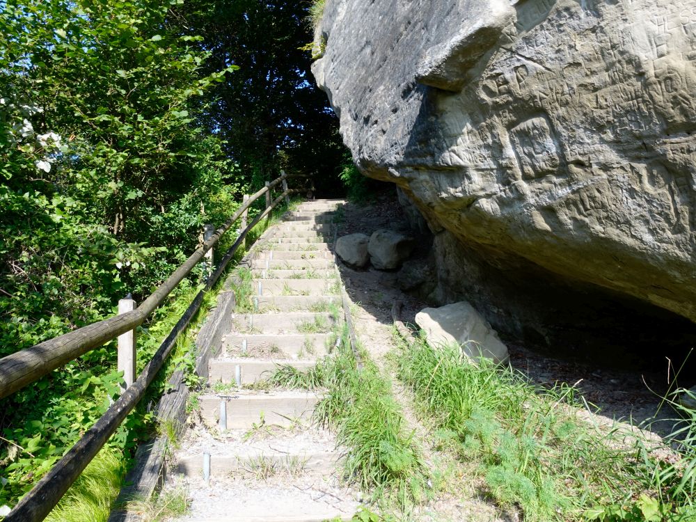 Treppe am Wiisse Felse