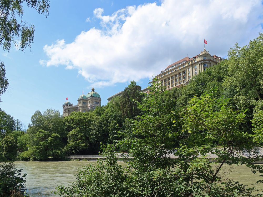 Bundeshaus und Bellevue Palace