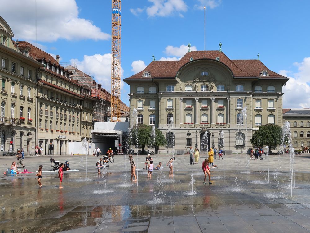 Wasserspiele am Bundesplatz