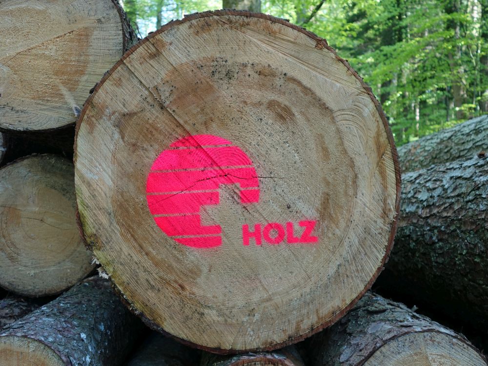 Holzmarkierung