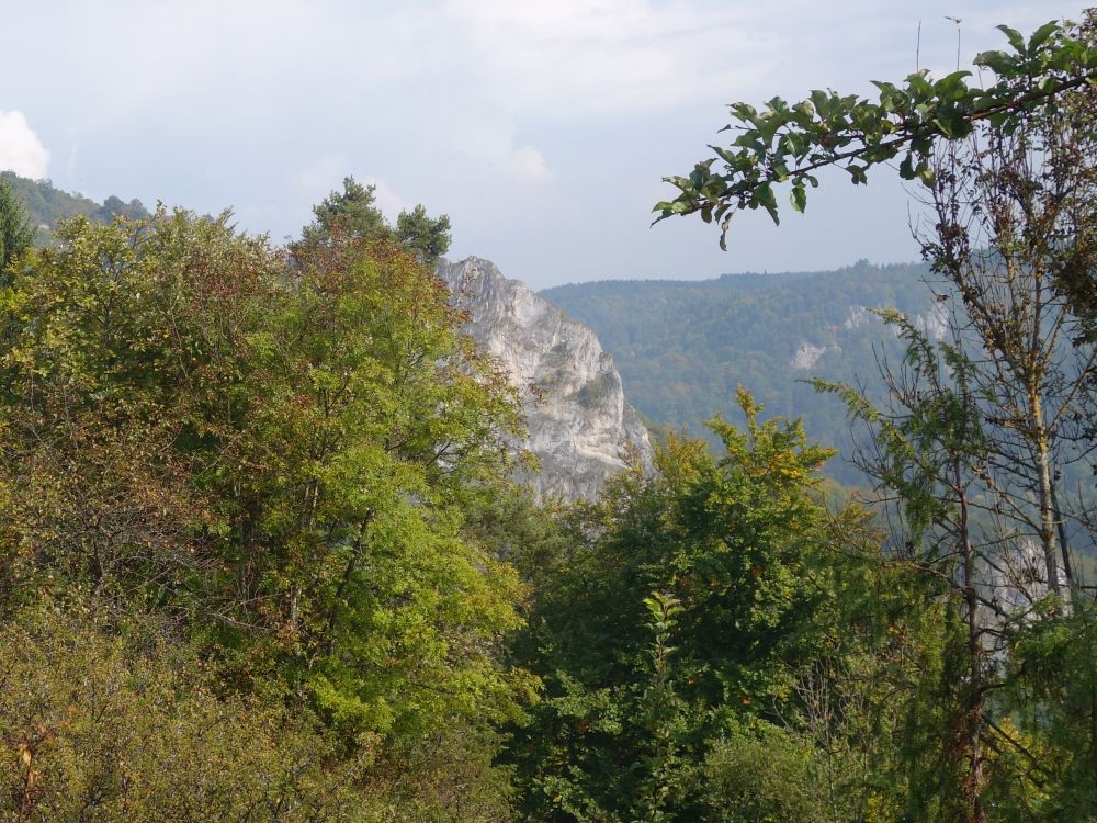 Blick zum Stiegelesfels