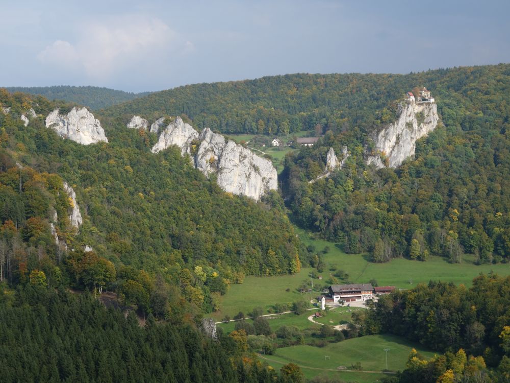 Jägerhaus und Schloss Bronnen