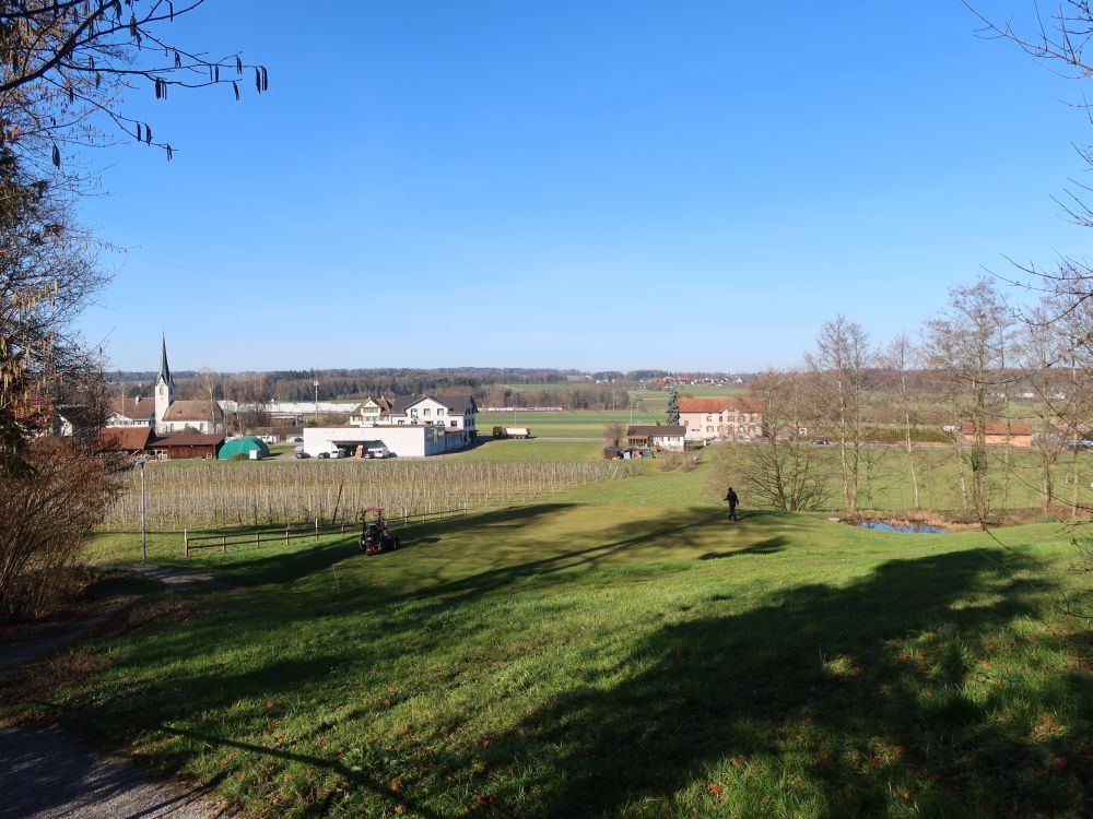 Golfplatz und Häuse von Eppishausen