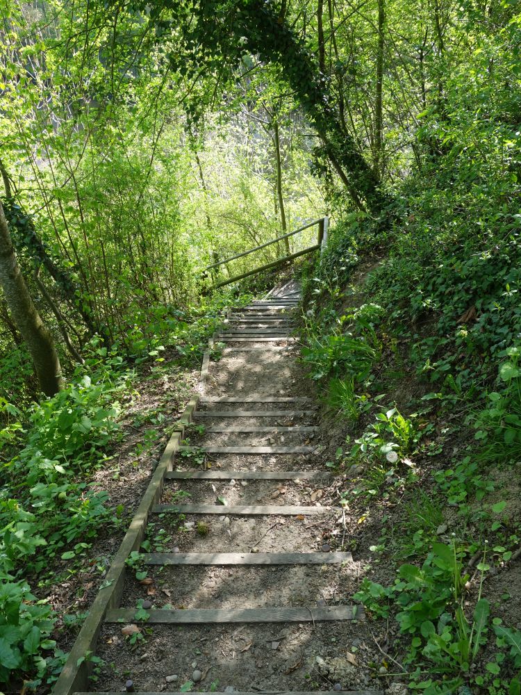 Treppe bei Chatzestaag