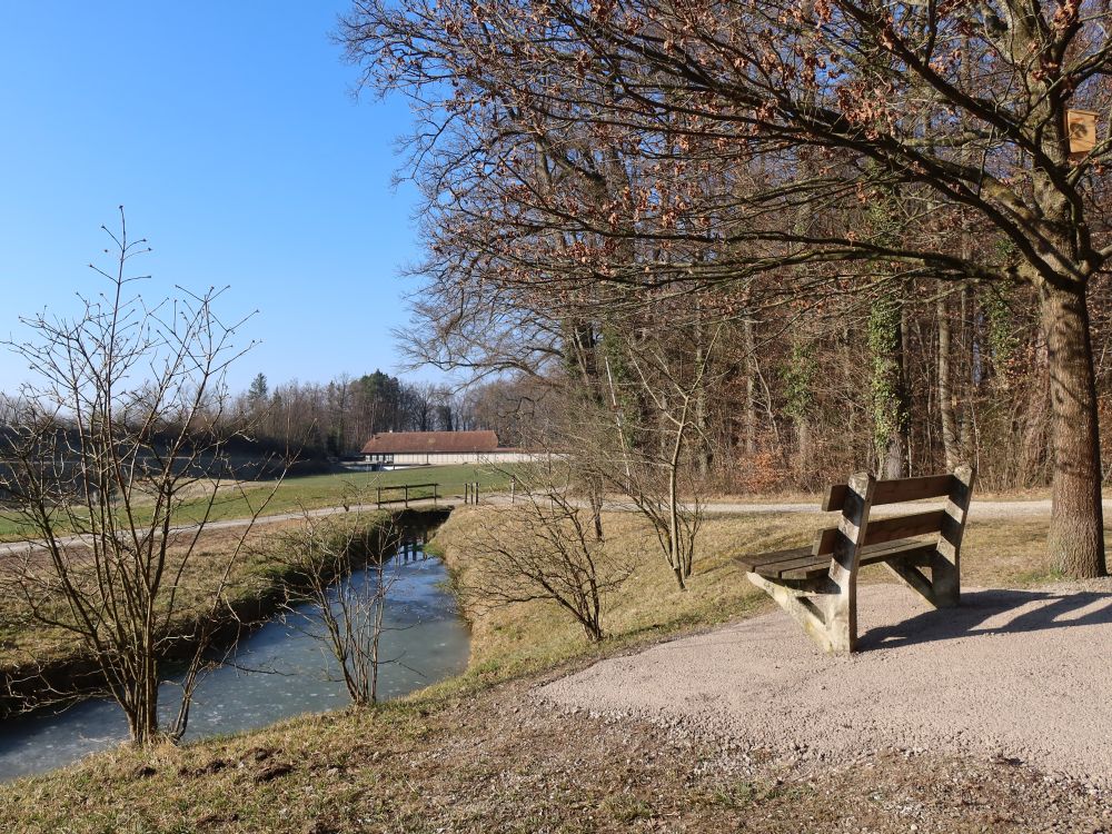 Sitzbank bei Schiessanlage Schollenholz