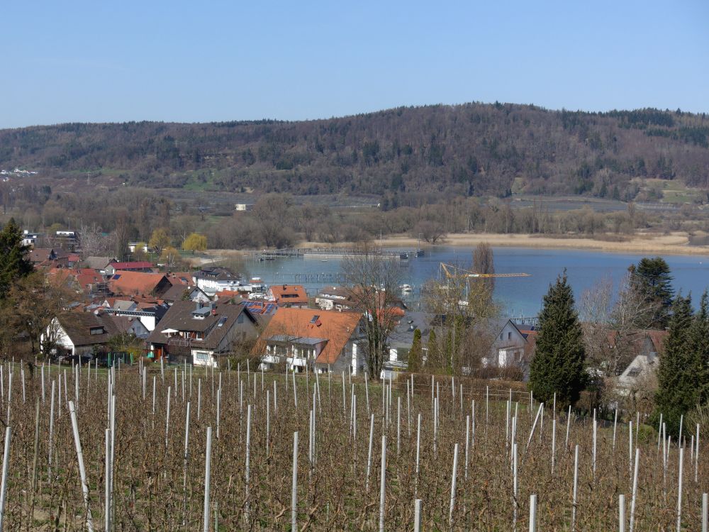 Blick von Wasserreservoir