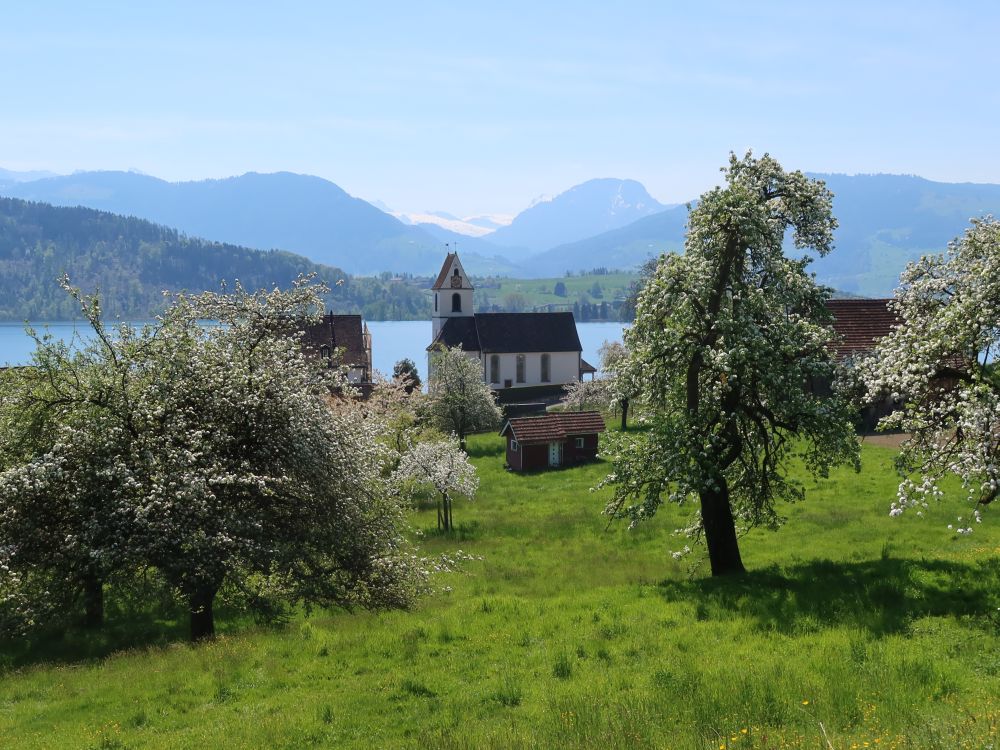 Kirche Bollingen und Gross Aubrig