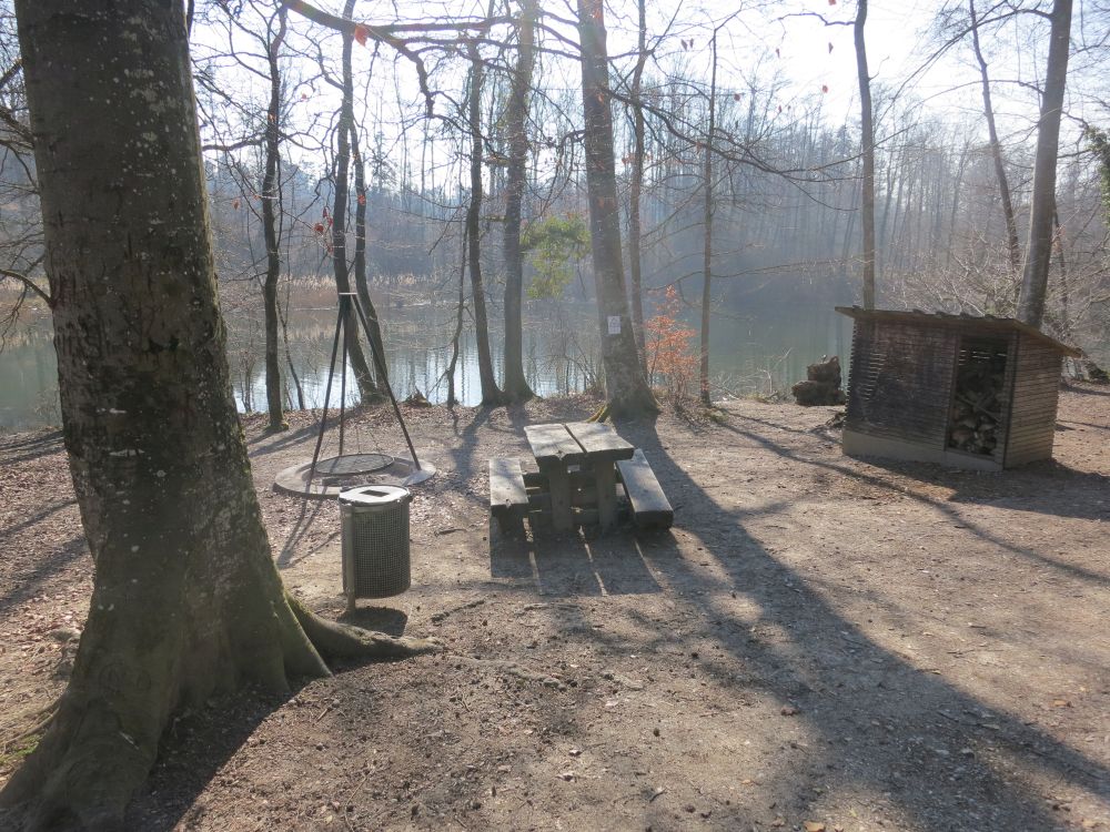 Rastplatz am Lengwiler Weiher