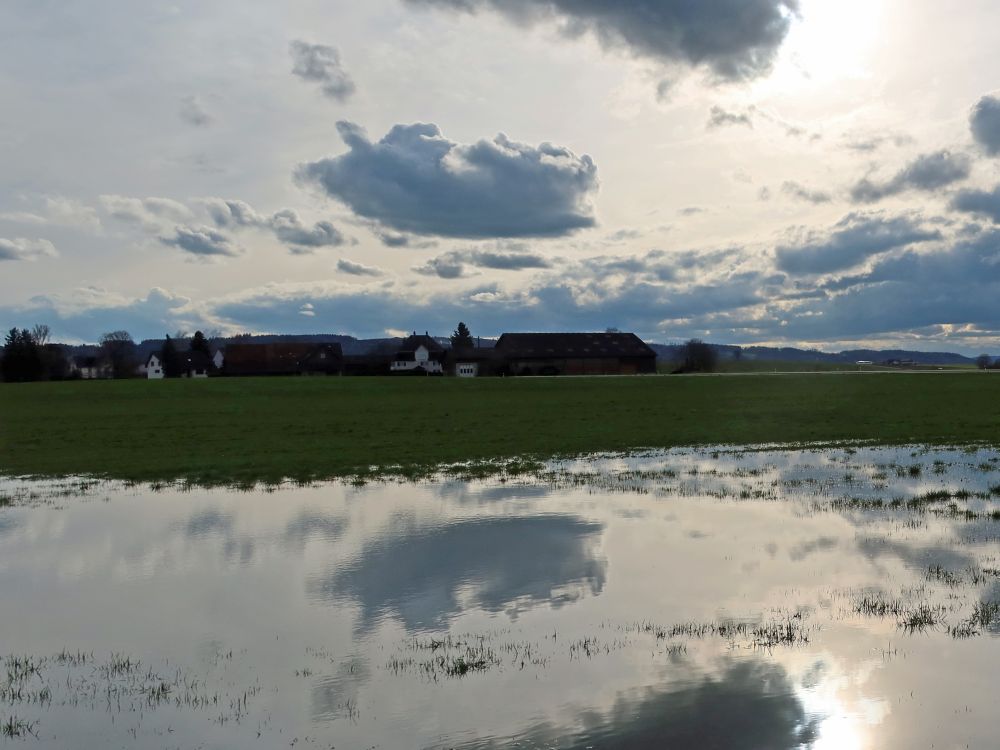 Wolkenspiegelungen