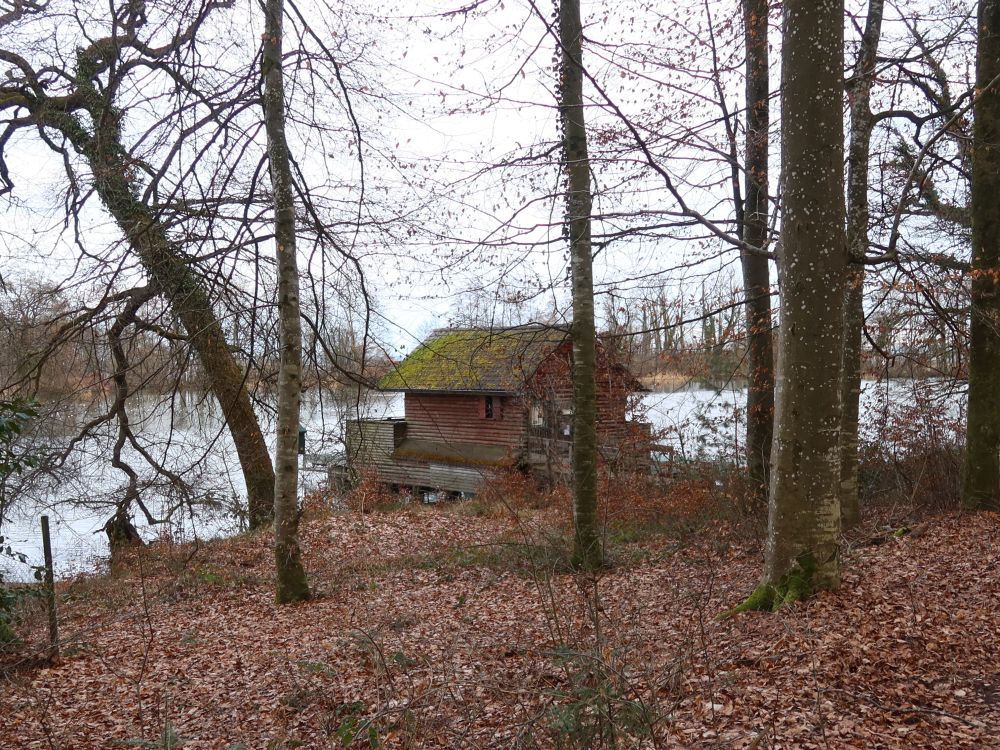 Hütte am Groossweiher