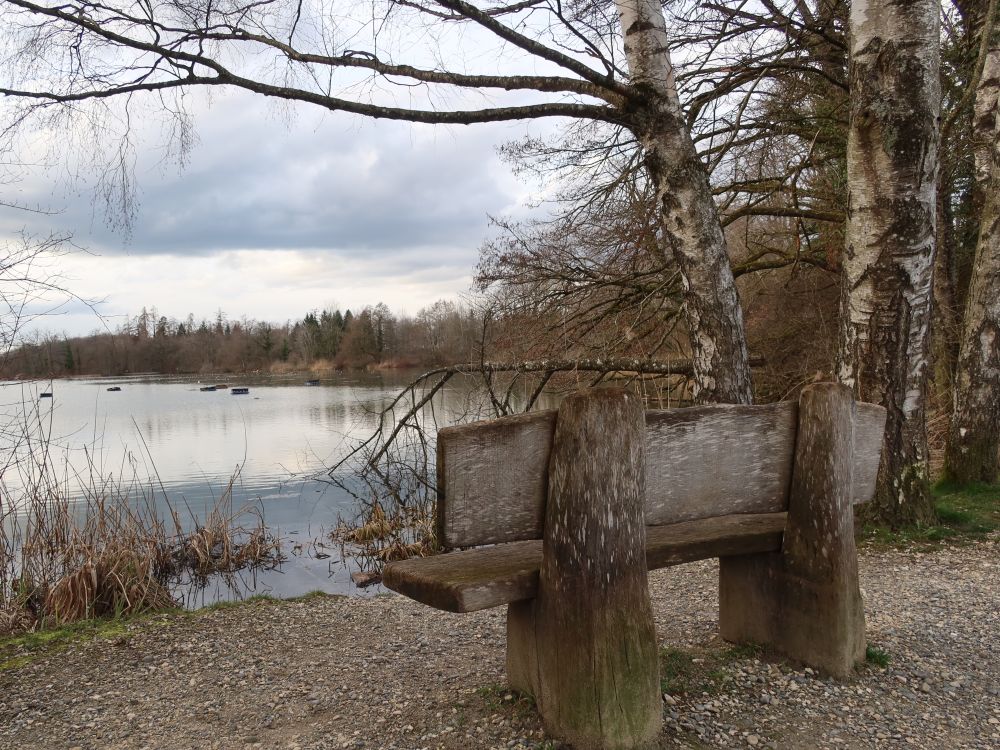 Sitzbank am Groossweiher