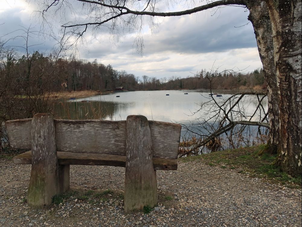 Sitzbank am Groossweiher