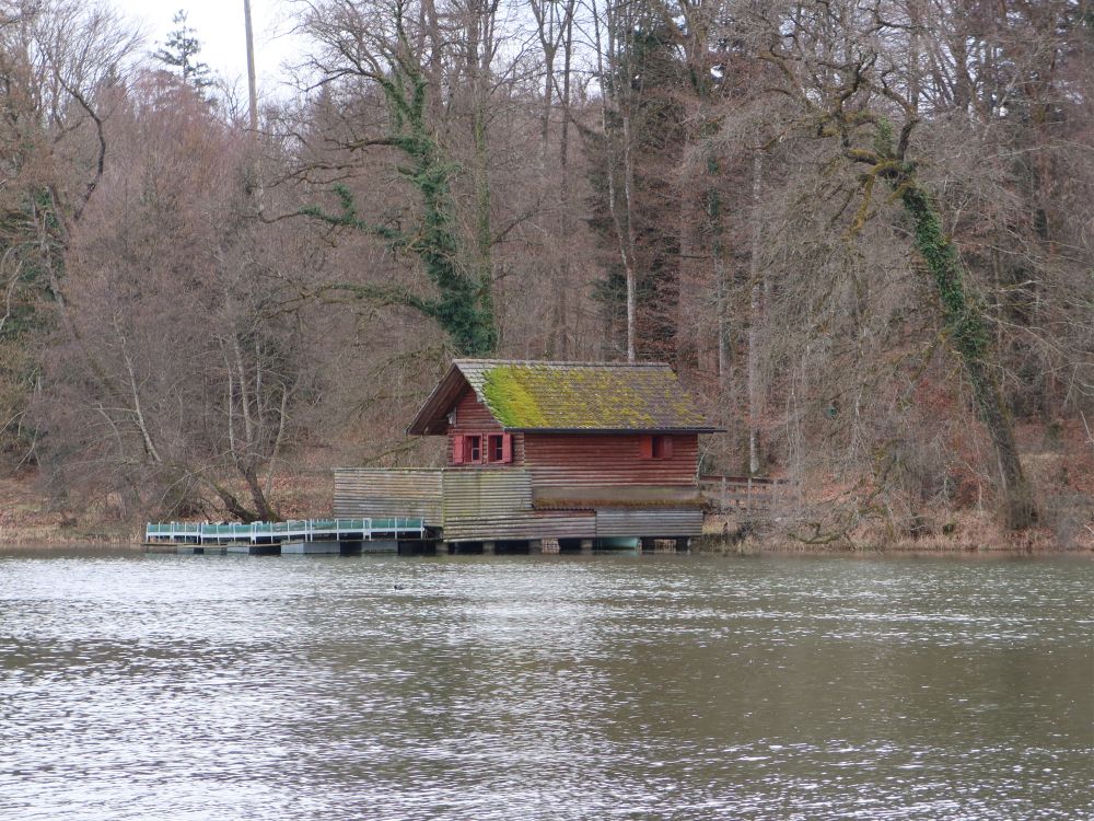 Hütte am Groossweiher