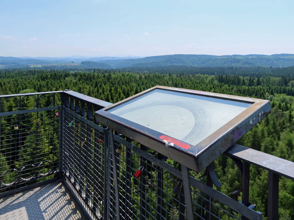 Panoramatafel auf dem Eschenbergturm