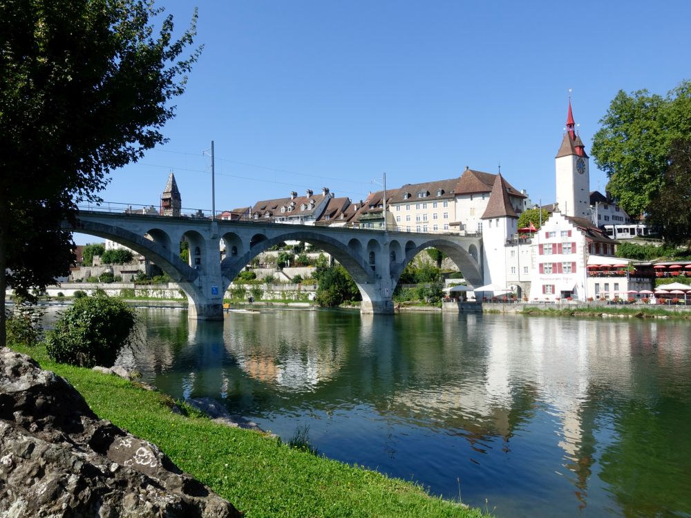 Eisenbahnbrücke und Spittelturm