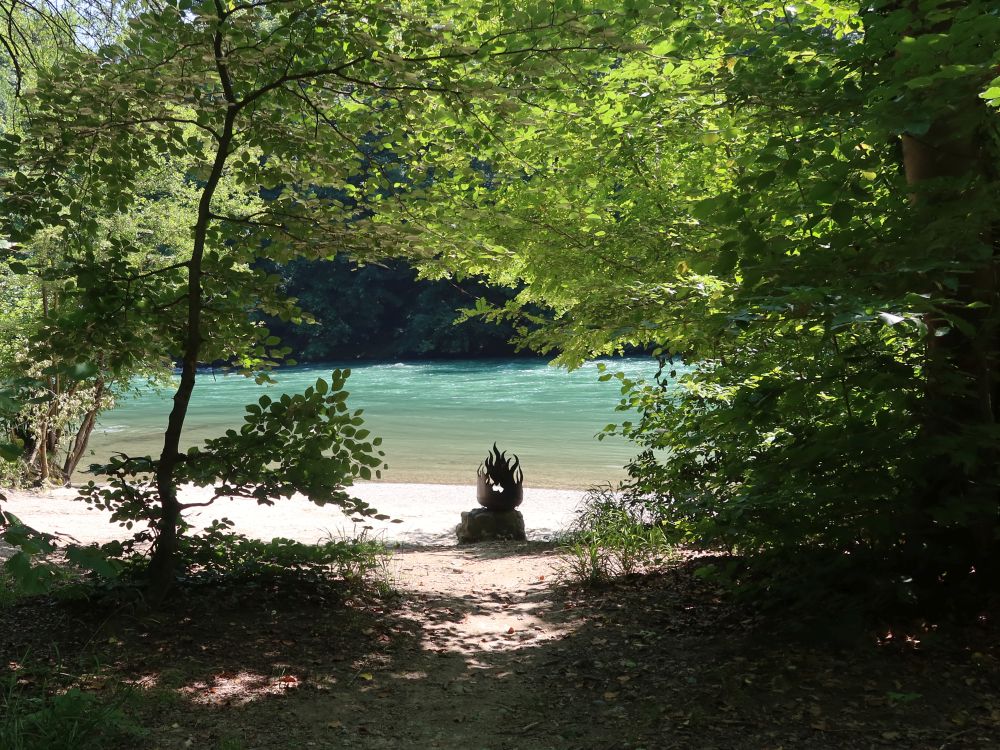 Grillstelle an der Reuss