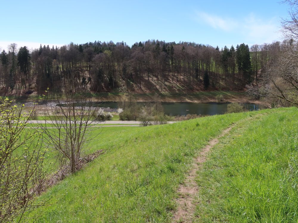 Blick zum Eigentalweiher