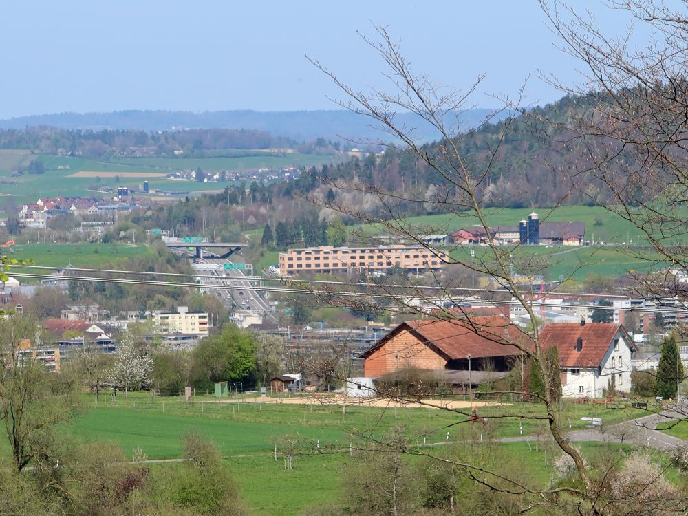 Autobahn A1/A4 bei Wülflingen