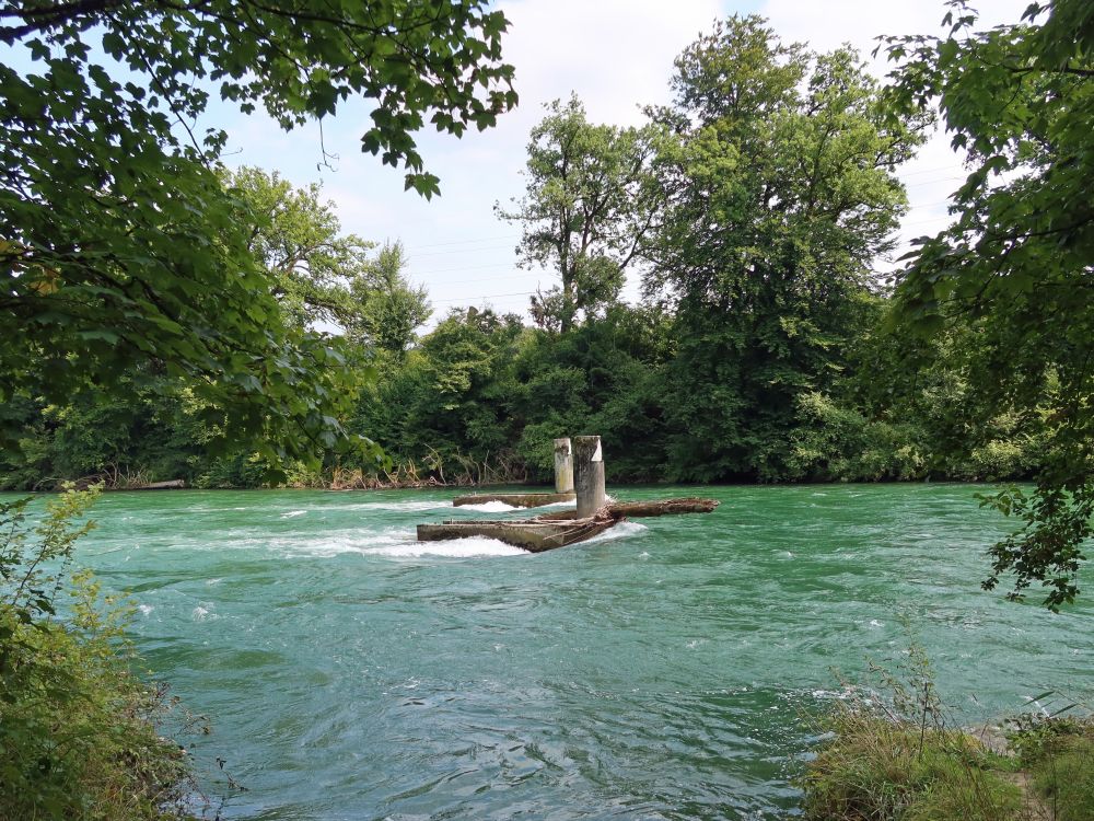 alte Brückenpfeiler in der Reuss