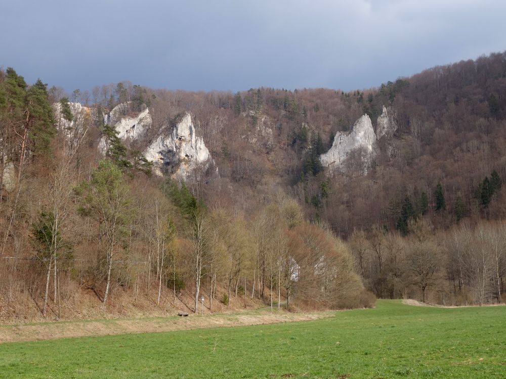 Altstadtfels und Paulsfelsen